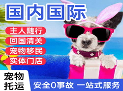 美兰机场快运国际宠物托运 【国